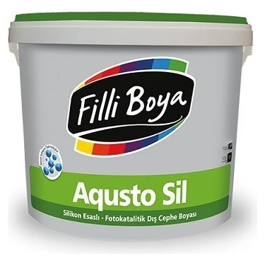 Filli Boya AqustoSil Silikonlu Dış Cephe Boyası Beyaz 7.5 Lt. ürün görseli 1