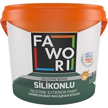 Fawori Silikonlu Dış Cephe Boyası Beyaz 7,5lt. ürün görseli 1