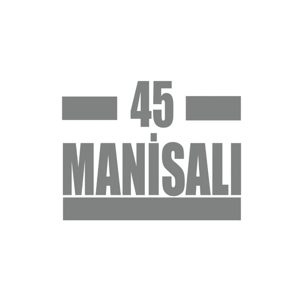 45 Manisalı Araba Sticker 17x17 Cm Gri ürün görseli 1