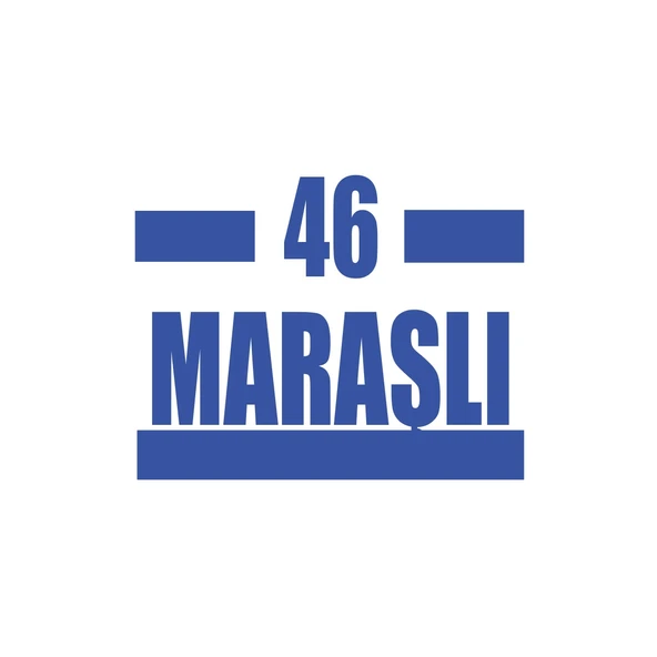 46 Maraşlı Araba Sticker 17x17 Cm Mavi ürün görseli 1