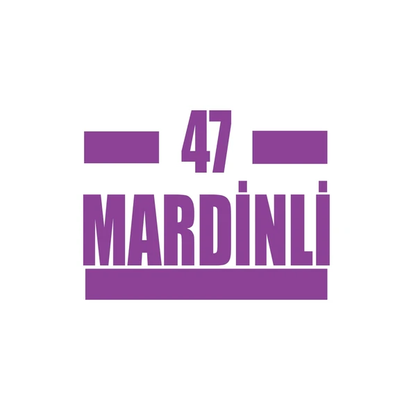 47 Mardinli Araba Sticker 17x17 Cm Mor ürün görseli 1