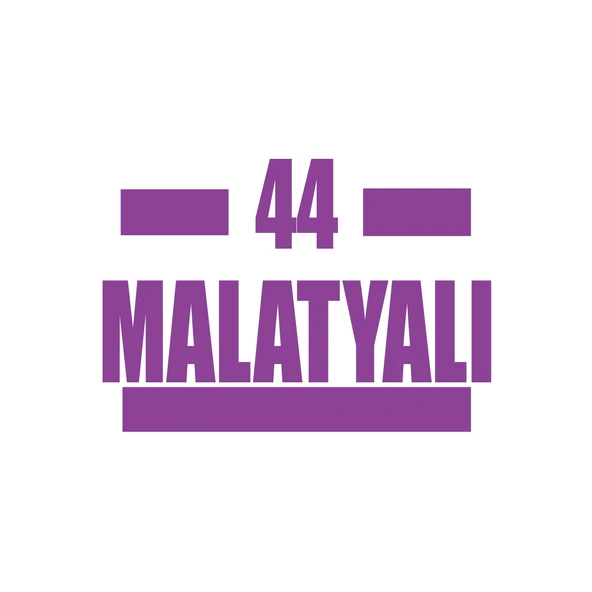 44 Malatyalı Araba Sticker 17x17 Cm Mor ürün görseli 1