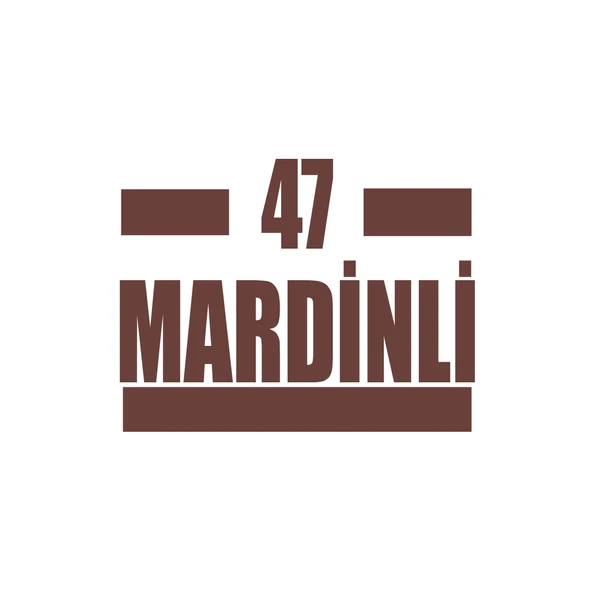 47 Mardinli Araba Sticker 17x17 Cm Kahverengi ürün görseli 1