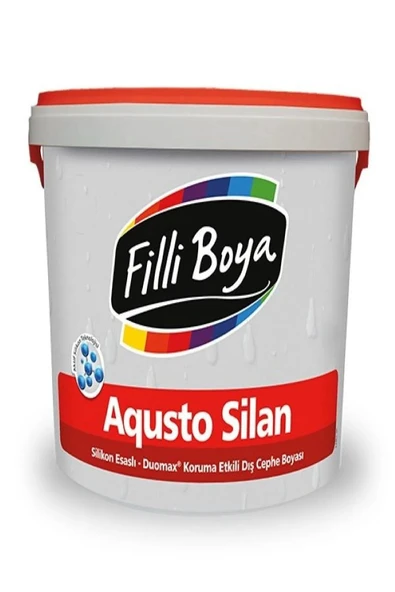 Filli Boya Aqusto Silan Silikonlu Dış Cephe Boyası Beyaz 2.5 Lt. ürün görseli 1