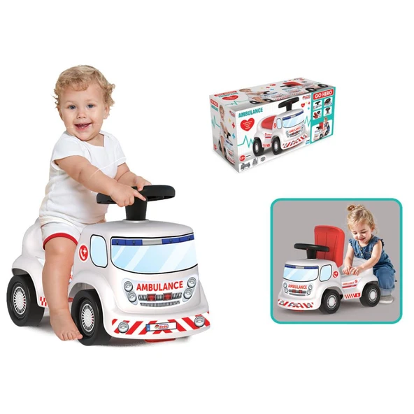 Dede Oyuncak Go Hero Ambulans Araçı İlk Arabam Bin Git 04036 ürün görseli 1