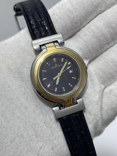 Jacques Lemans 32mm Deri Kordon Kadın Kol Saati 1-966 2.El ürün görseli 1