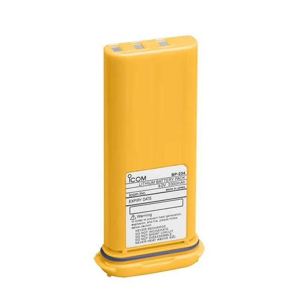 Icom BP-234 GMDSS Telsizi Bataryası 9V 3300mAh (2018 Tarihli) ürün görseli 1