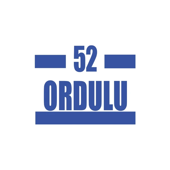 52 Ordulu Araba Sticker 17x17 Cm Mavi ürün görseli 1