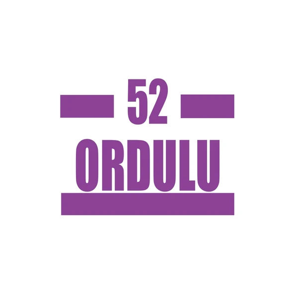 52 Ordulu Araba Sticker 17x17 Cm Mor ürün görseli 1