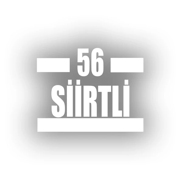 56 Siirtli Araba Sticker 17x17 Cm Beyaz ürün görseli 1