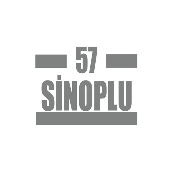 57 Sinoplu Araba Sticker 17x17 Cm Gri ürün görseli 1