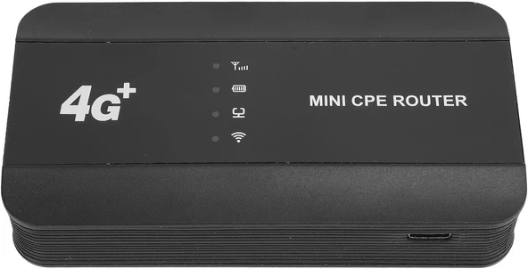 4G Mini CPE Router, Sim Kart Yuvası ile C Tipi Şarjlı, Gigabit Ethernet Yönlendirici RJ45 Portulu RAYNOX ürün görseli 1