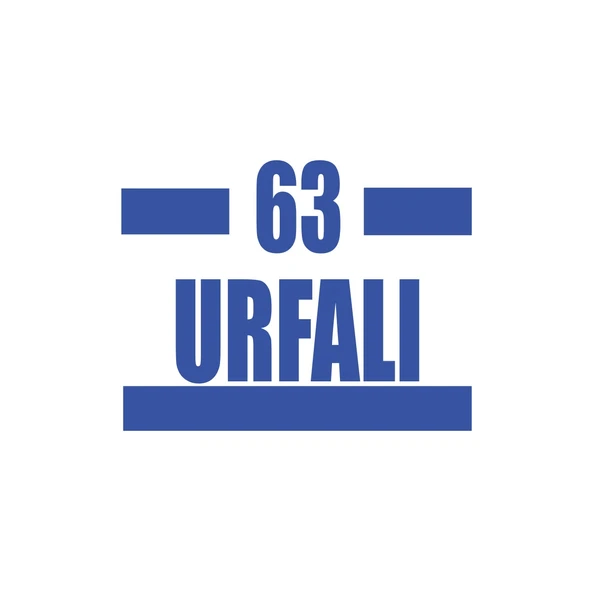 63 Urfalı Araba Sticker 17x17 Cm Mavi ürün görseli 1