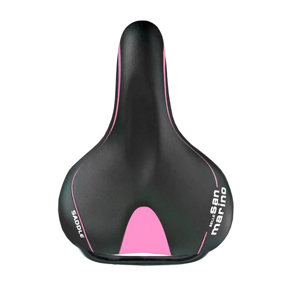 City Bike Bisiklet Selesi Pembe - Siyah 20x26 cm San Marino ürün görseli 1