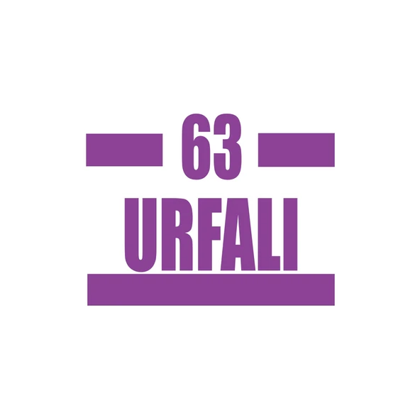 63 Urfalı Araba Sticker 17x17 Cm Mor ürün görseli 1