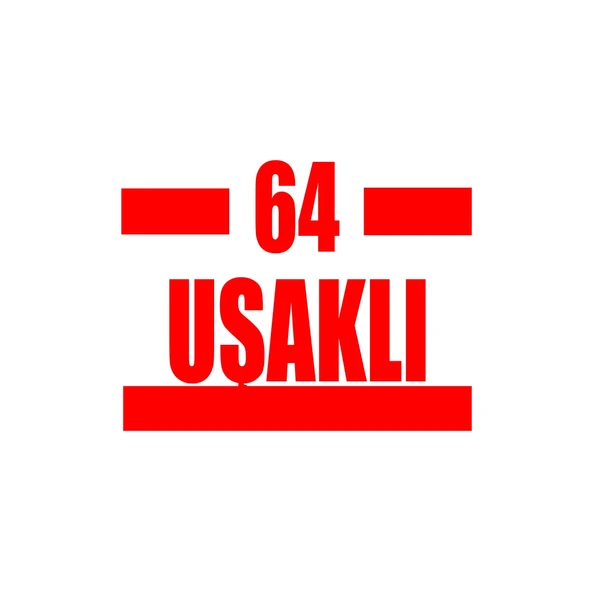 64 Uşaklı Araba Sticker 17x17 Cm Kırmızı ürün görseli 1
