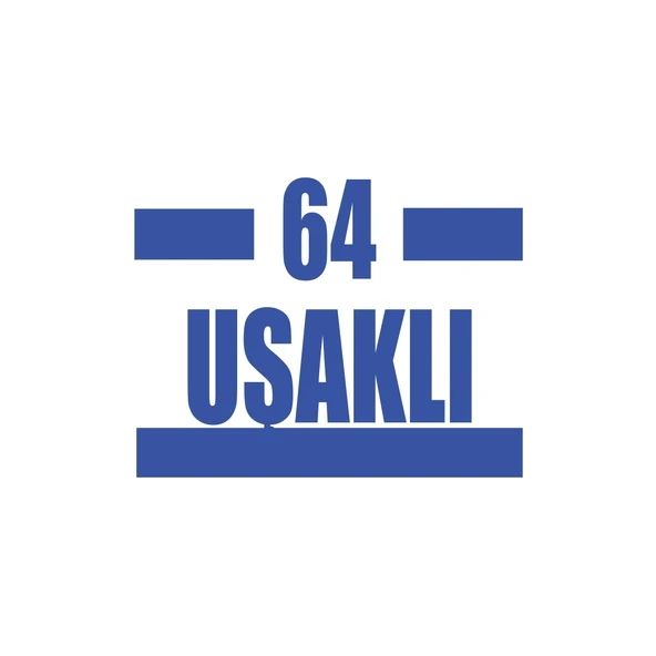 64 Uşaklı Araba Sticker 17x17 Cm Mavi ürün görseli 1
