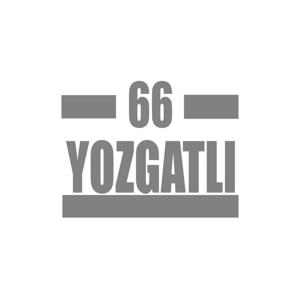 66 Yozgatlı Araba Sticker 17x17 Cm Gri ürün görseli 1
