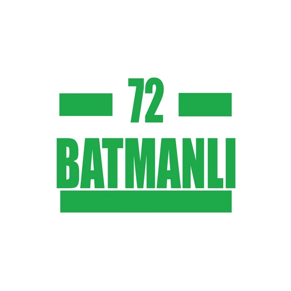 72 Batmanlı Araba Sticker 17x17 Cm Yeşil ürün görseli 1