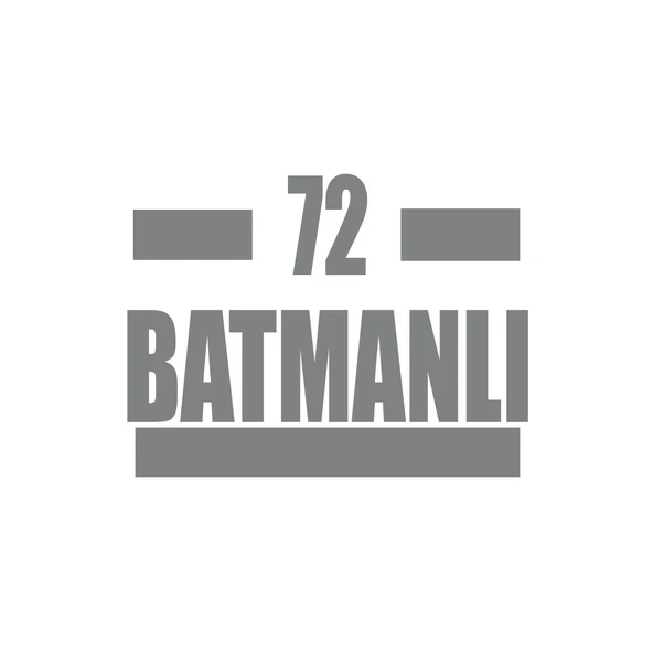 72 Batmanlı Araba Sticker 17x17 Cm Gri ürün görseli 1