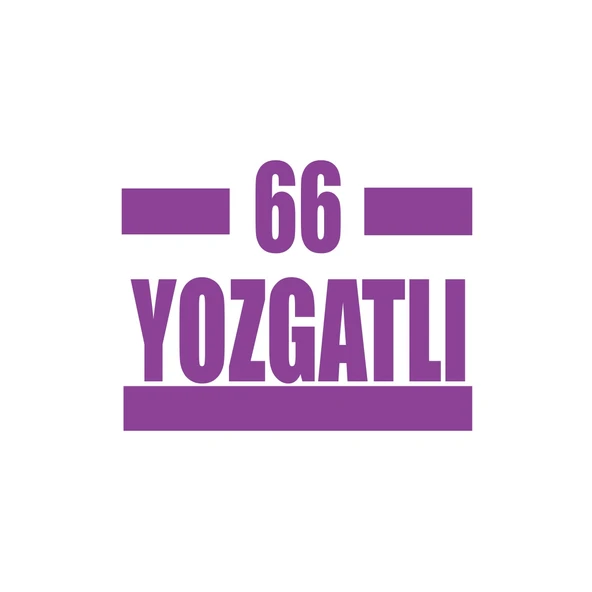 66 Yozgatlı Araba Sticker 17x17 Cm Mor ürün görseli 1