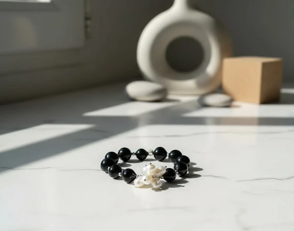 BlackCraft İnci Buketi Bileklik - Resim 2