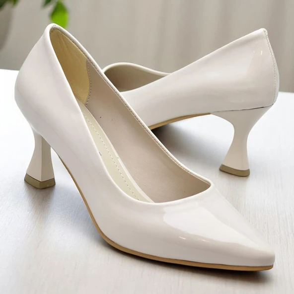 6508 7cm Kadın Topuklu Ayakkabı Stiletto Abiye Düğün Nişan Ayakkabısı ürün görseli 1