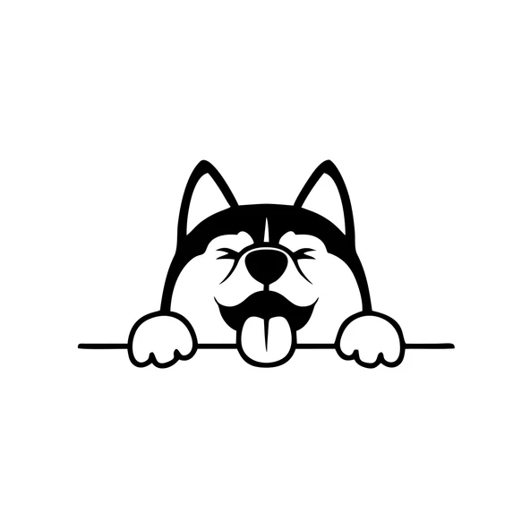 Tutunan Köpek Araba Sticker 17x17 Cm Siyah ürün görseli 1