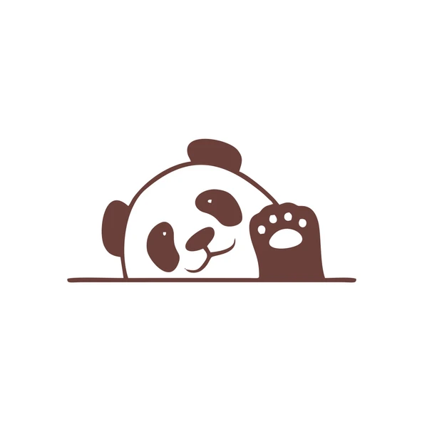 El Sallayan Panda Araba Sticker 17x17 Cm Kahverengi ürün görseli 1