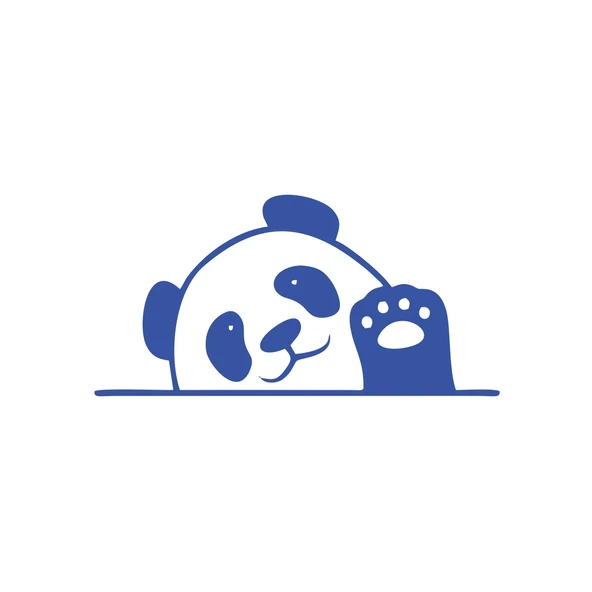 El Sallayan Panda Araba Sticker 17x17 Cm Mavi ürün görseli 1