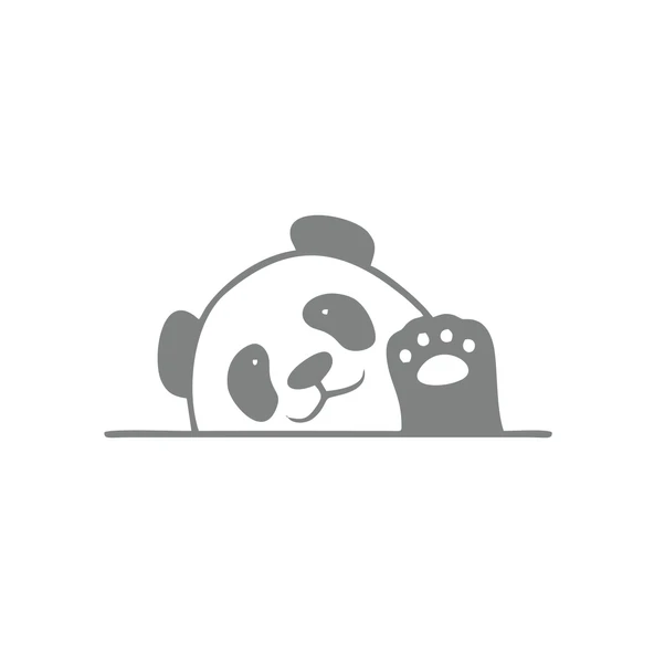 El Sallayan Panda Araba Sticker 17x17 Cm Gri ürün görseli 1