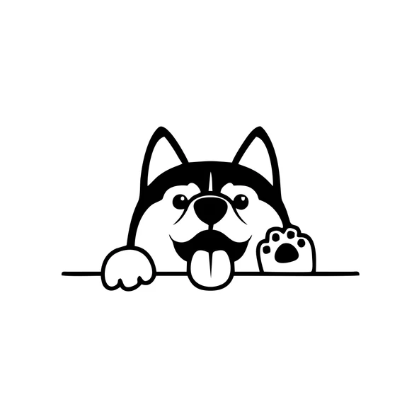 El Sallayan Köpek Araba Sticker 17x17 Cm Siyah ürün görseli 1