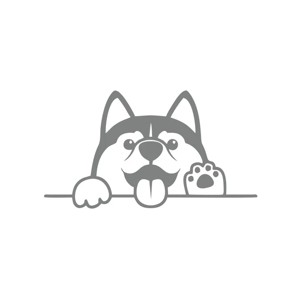 El Sallayan Köpek Araba Sticker 17x17 Cm Gri ürün görseli 1