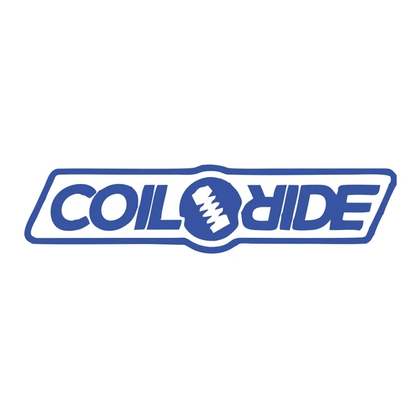 Coil Ride Araba Sticker 17x17 Cm Mavi ürün görseli 1