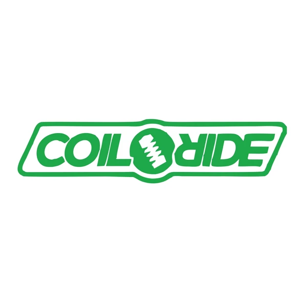 Coil Ride Araba Sticker 17x17 Cm Yeşil ürün görseli 1