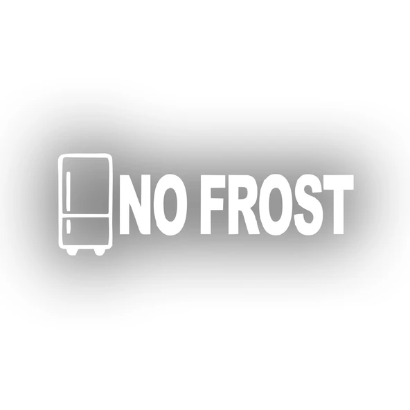 No Frost Araba Sticker 17x17 Cm Beyaz ürün görseli 1