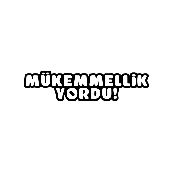 Mükemmellik Yordu Araba Sticker 17x17 Cm Siyah ürün görseli 1