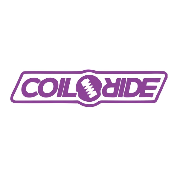 Coil Ride Araba Sticker 17x17 Cm Mor ürün görseli 1