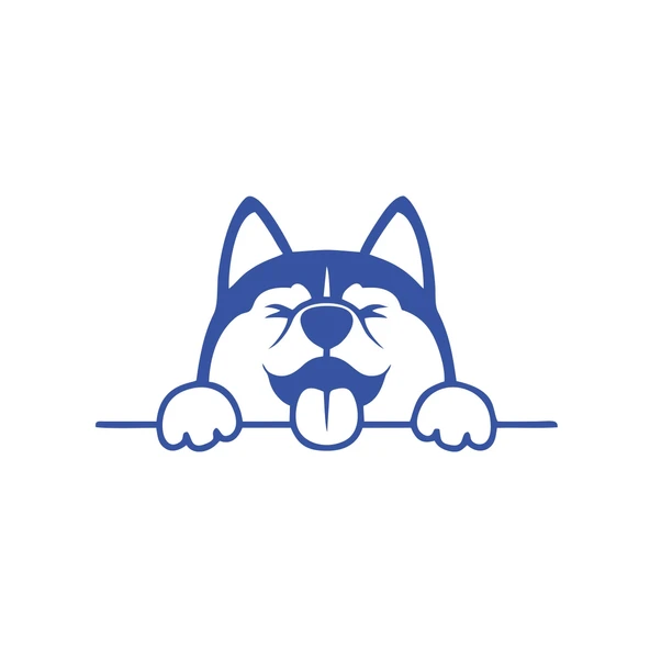 Tutunan Köpek Araba Sticker 17x17 Cm Mavi ürün görseli 1