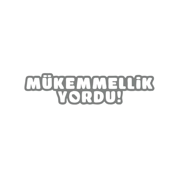 Mükemmellik Yordu Araba Sticker 17x17 Cm Gri ürün görseli 1