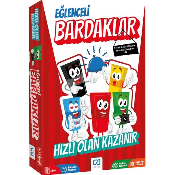 Ca Games Puzzle Eğlenceli Bardaklar 5185 ürün görseli 1