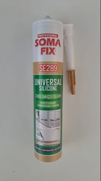 SOMAFIX SE289 GENEL AMAÇLI SİLİKON 280 GR - ANTRASİT GRİ SİLİKON ürün görseli 1