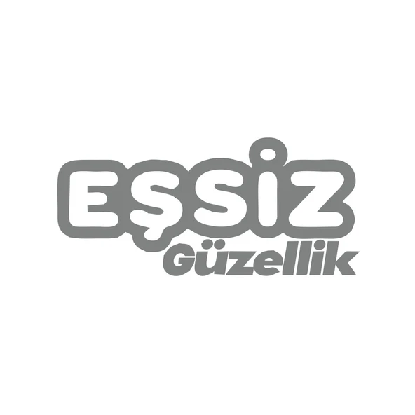 Eşsiz Güzellik Araba Sticker 17x17 Cm Gri ürün görseli 1