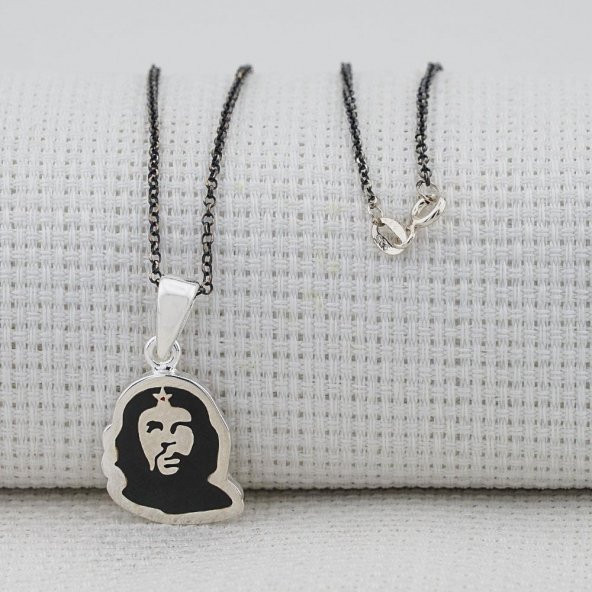 Che Guevara 925 Ayar Gümüş Bayan Kolye ürün görseli 1