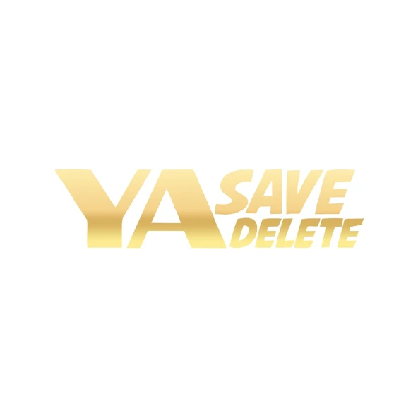 Ya Save Ya Delete Araba Sticker 17x17 Cm Gold ürün görseli 1