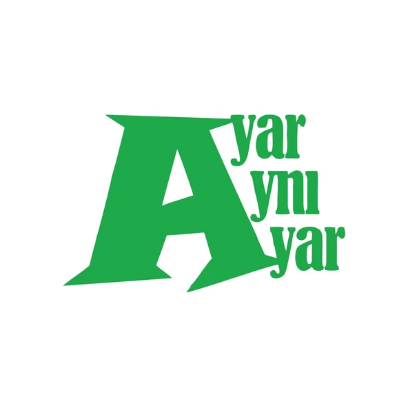 Ayar Aynı Ayar Araba Sticker 17x17 Cm Yeşil ürün görseli 1