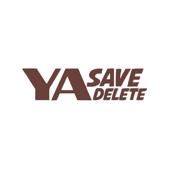 Ya Save Ya Delete Araba Sticker 17x17 Cm Kahverengi ürün görseli 1
