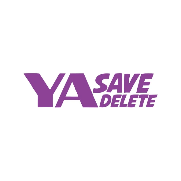 Ya Save Ya Delete Araba Sticker 17x17 Cm Mor ürün görseli 1