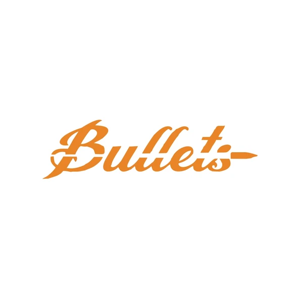 Bullets Araba Sticker 17x17 Cm Turuncu ürün görseli 1