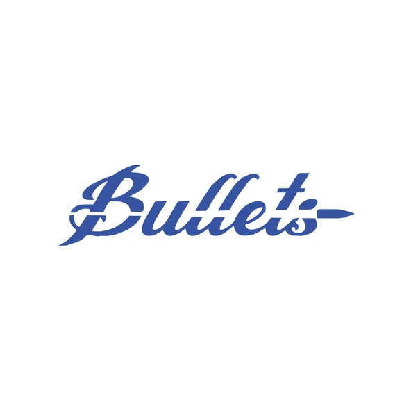 Bullets Araba Sticker 17x17 Cm Mavi ürün görseli 1